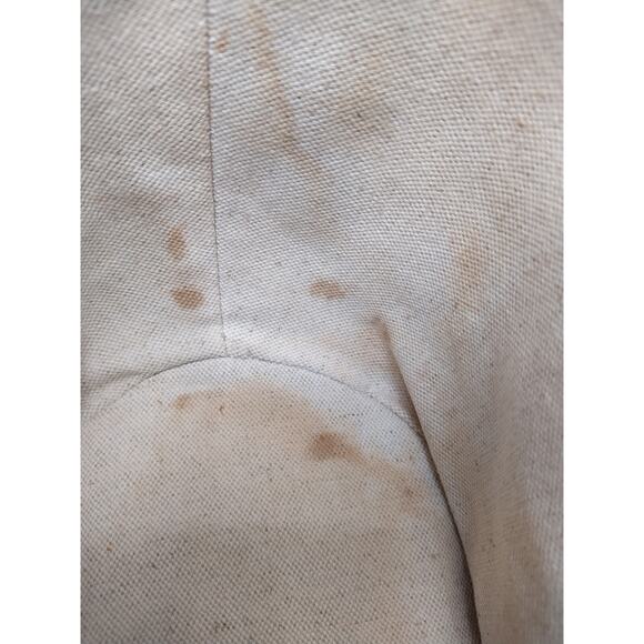 Michael Kors Santorini Straw Corn Husk Leather Trim Turn Lock Tote Shoulder Bag - Picture 15 of 16